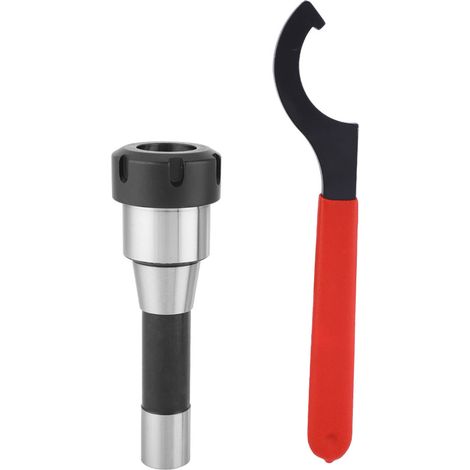 Mandrin de serrage R8-ER32 haute précision pour fraiseuse, outil de coupe, 1 clé à crochet incluse (1/5)