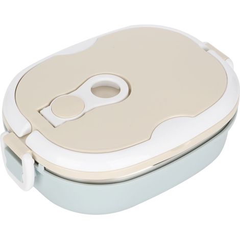 Boîte à lunch portable en acier inoxydable isotherme, contenant alimentaire pour enfants et étudiants, simple paroi, 900 ml (1/5)