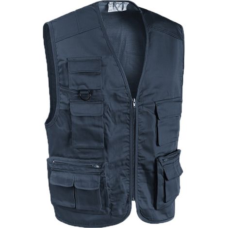 1PZ GILET DA LAVORO 'STAR' taglia M - blu