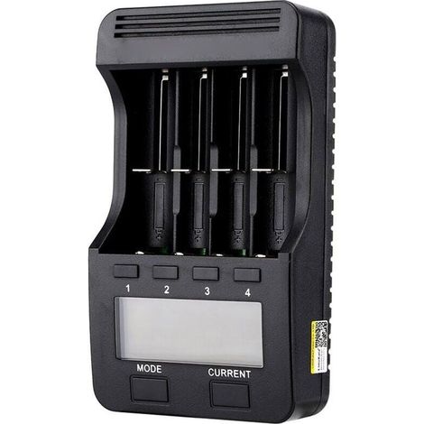 Chargeur Intelligent Liitokala Lii-500 avec Écran LCD - 4 Emplacements pour Batteries Rechargeables Ni-MH Ni-Cd Li-Ion (1/5)