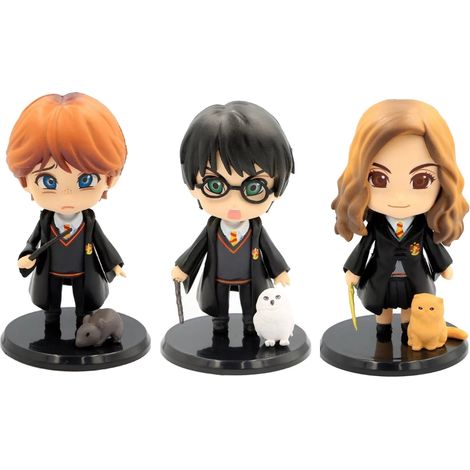 3 figurines de dessin animé réalistes en PVC écologique, couleurs vives, personnages de film pour décoration maison voiture bureau (1/5)
