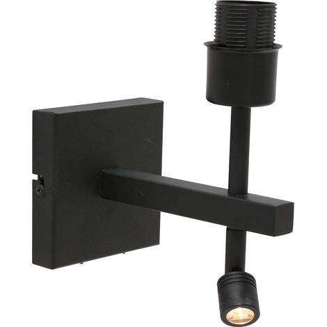 Steinhauer - lampada da parete - Stang - nero - metallo -