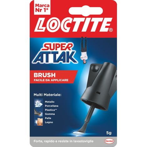 Henkel COLLA SUPER ATTAK EASY BRUSH  gr. 5 12.00 pz