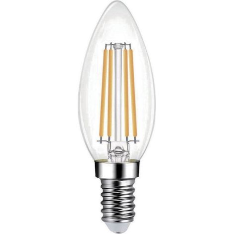 Lampadina led gea led gla1001h gla1001c e14 metallo vetro, tonalità luce 2700°k (luce calda extra) (1/3)