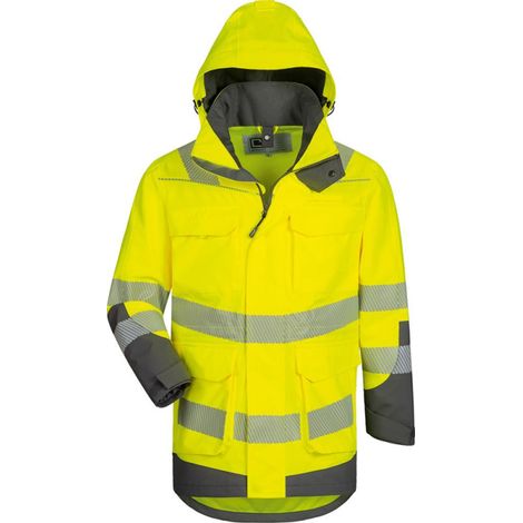 Parka haute visibilité Arwid jaune/gris taille XL (1/5)