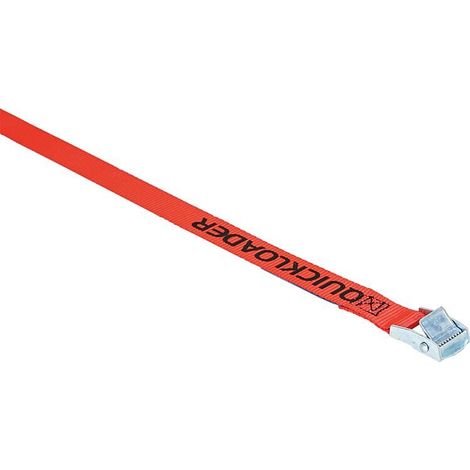 Sangle d'arrimage à pince de ceinture, monobloc Cambuckle 25mm 500 kg 1,5m (1/4)