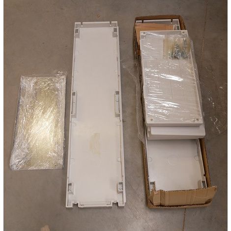 Socle à enterrer hauteur 1000mm polycarbonate 500x300mm pour armoire industrielle série BOURGOGNE