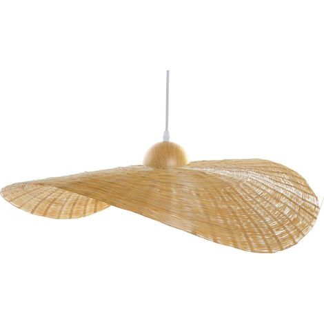 Suspension Pamela bambou tressé pour déco zen - (1/5)
