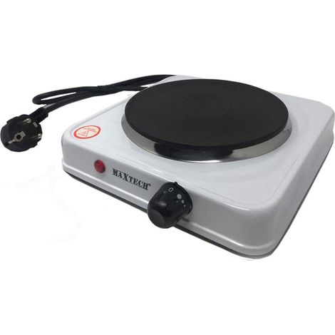 Fornello elettrico 1000 watt con temperatura regolabile piastra elettrica portatile 15 cm da viaggio campeggio vacanza (1/5)