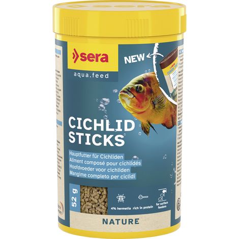 Sera Fischfutter Cichlids Sticks 250 ml Fischfutter