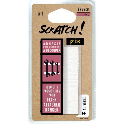 Klebeband Weiß 2 x 750 mm - Scratch Fix