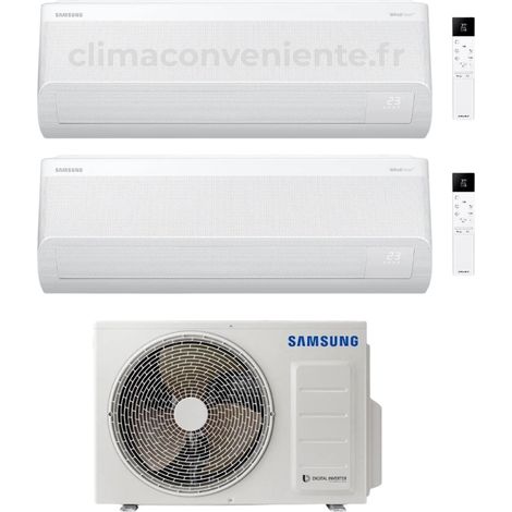 Climatiseur Dual Split Réversible Samsung WindFree Avant S2 9000+9000 BTU Inverter Wi-Fi (AJ040TXJ2KG)