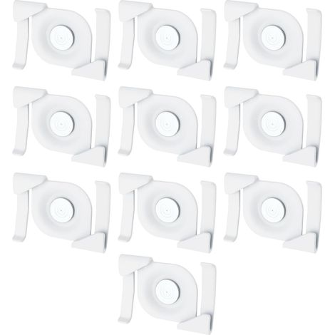 Lot de 10 Clips de Plafond pour Grille M4 Boulons M4 X 10 Mm Compatible avec Les Rails de Plafond Et Les Panneaux Publicitaires (1/5)