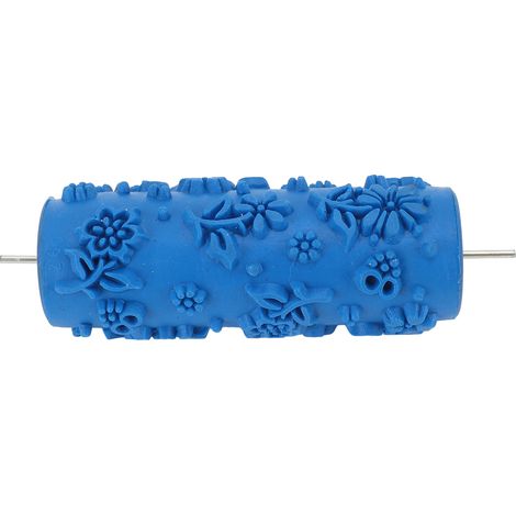 5inch Patterned Paint Roller Texture Rubber Roller Decorative Rubber Roller for DIY Painters (1/5)