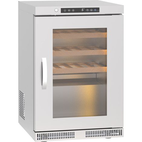 Présentoir réfrigéré pour vins avec 1 température, 30 bouteilles, +1°/+20°C - VIRTUS