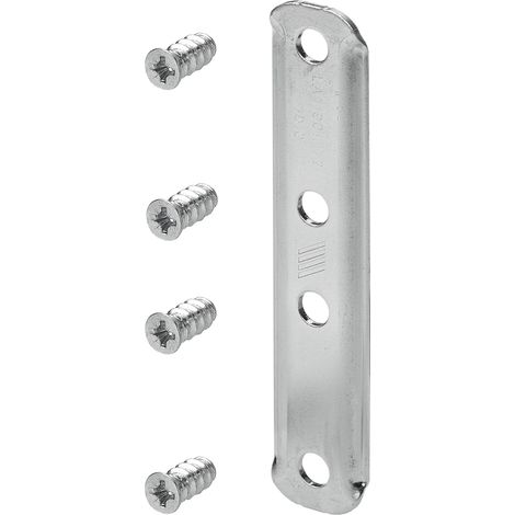 Hettich Schiebetür-Verbindungslasche, TopLine, 9277155, Stahl, verzinkt (1/3)