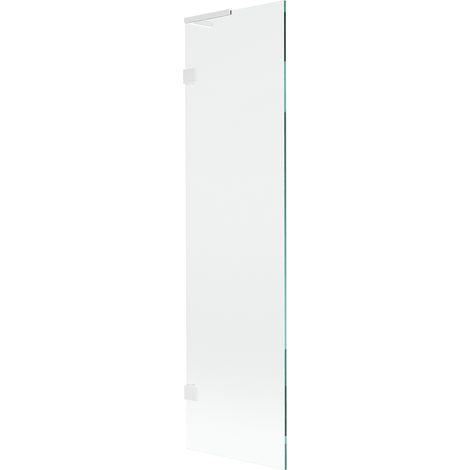 Mexen Lunar L paroi de baignoire à 1 volet 50 x 150 cm, transparent, blanc - 897L-050-000-20-00 (1/5)