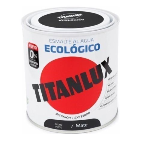 Esmalte Acrilico Mate 250 Ml Ne Al Agua Ecologico Titanlux (1/4)