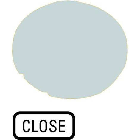 Verrine pour boutons-poussoirs plate blanche CLOSE EATON M22-XDL-W-GB2