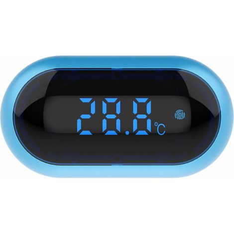 Thermomètre d'aquarium - Thermomètre numérique LCD pour aquarium, récipient en verre, affichage numérique LED Mesure de température de haute précision (1/5)