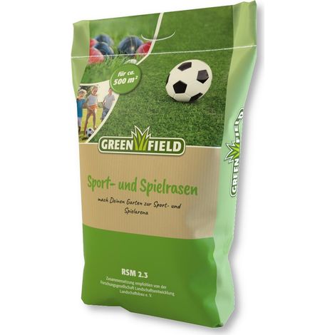 Greenfield Gebrauchsrasen Spielrasen RSM 2.3 GF 230 10 kg Rasensamen Grassamen
