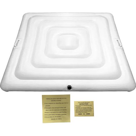 Couvercle De Spa Coussin Anti-UV Coupe-Vent Avec Poignée Isolation Thermique Carré Pliable Couvercles Spa Pour Extérieur Jardin Bord De Piscine Résistant Pluie (1/5)