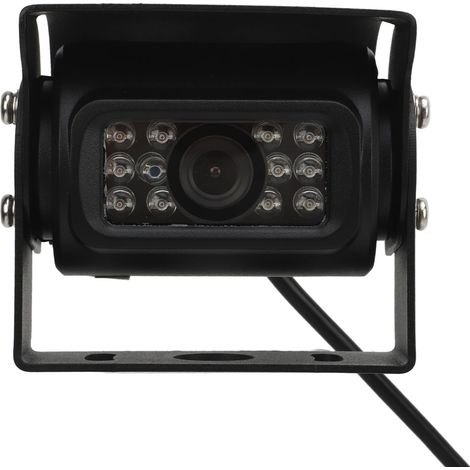 Caméra de recul étanche IP68 12 V CC, tête aviation femelle 4 broches, angle de vision de 85°, pour camions, fourgonnettes et camping-cars, résolution 720p. (1/5)