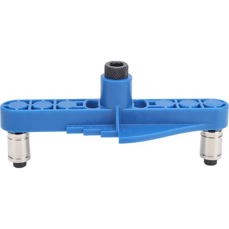 Kit 2 en 1 de positionnement de trous droits, gabarit de perçage pour tourillons, poinçonneuse, outils de menuiserie (1/5)