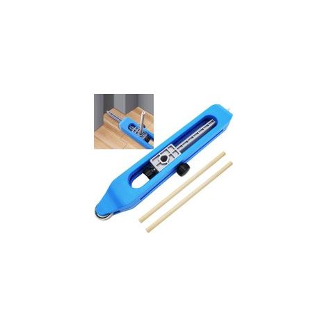Appareil de mesure de contour de précision, duplicateur de formes irrégulières avec verrouillage, pour la pose de sols, moquettes et carrelages (bleu)
