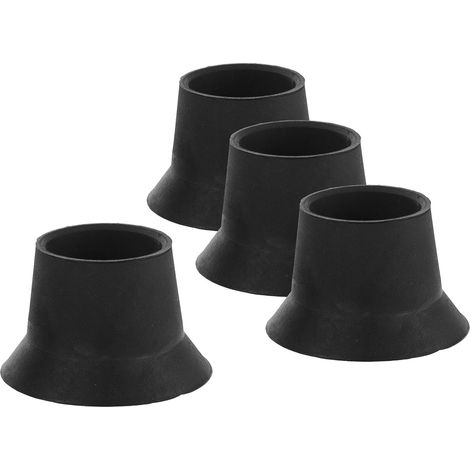 Embouts Antidérapants pour Pieds de Trampoline, Lot de 4 en Caoutchouc Résistant, Adaptés pour Usage Extérieur Parc d'Attractions, Silencieux et Anti-Basculement (1/5)