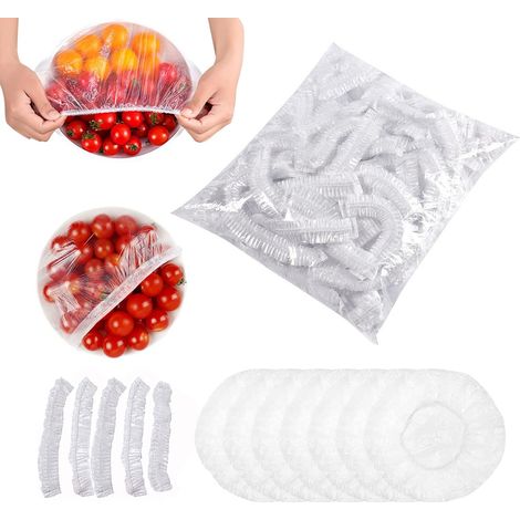 Emballage plastique jetable, sachet transparent, 100 unités (1/5)
