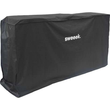Housse universelle de protection noire pour barbecue L 224 x D 59 x H 105 cm - Taille XL (1/4)