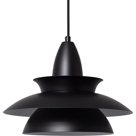 Pendelleuchte aus Metall Ballnew Schwarz