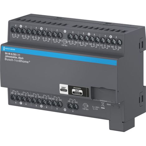 Busch Jaeger Jalousieaktor 8fach BA-M-8.230.1.11 230V REG (1/3)