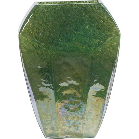 Light & Living VIONNA Vase Glas Dunkelgrün Luster 25x12,5x33,5 cm