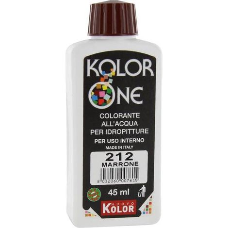 12 x COLORANTE KOLOR ONE 45 ML MARRONE 212