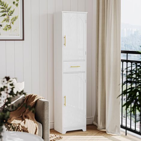 Armoire de Salle de Bain, Armoire de Rangement avec 2 Portes (1/5)