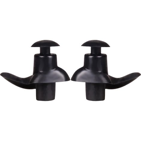 1 paire de bouchons d'oreille de natation en silicone étanches pour adultes et enfants, adaptés à la plongée et offrant une protection auditive douce et antibruit.