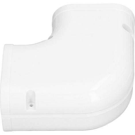 413 Coude horizontal pour unité intérieure et extérieure de climatisation, tuyau en cuivre, rainure décorative, kit de cache-tuyau en PVC, accessoires pour tuyaux de climatisation (1/5)
