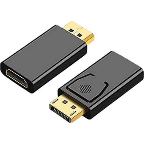 Adaptateur Displayport vers HDMI - 1080P - Entrée Displayport mâle / Sortie HDMI femelle - Pour Ordinateur Tablette Écran HDTV Projecteur - 1 Pièce (1/5)
