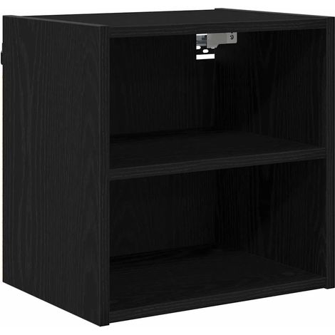 Armadio pensile moderno spazio di archiviazione 40 x 29,5 x 40 cm durevole in legno multistrato rovere nero 020053458