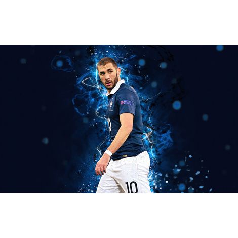 Papier peint panoramique Football - Joueur de Foot - 130 cm x 81 cm (1/2)