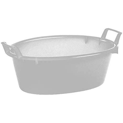 1PZ BACINELLA OVALE Ø 60 cm - 30 lt neutro