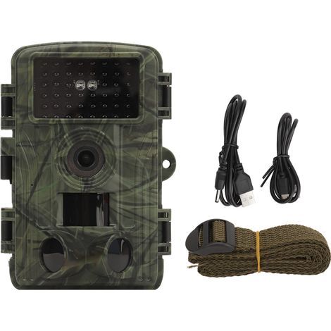 4K 60MP trail camera with night vision, motion activation, IP66 waterproof rating, for outdoor wildlife monitoring (1/5)