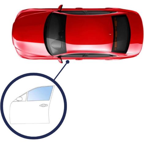Vitre de porte latérale avant gauche teintée verte Audi A4 1 B5 1995-2000
