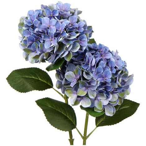 Lot de 2 Fleurs d'hortensia artificielles au Toucher réel comme de véritables Branches d'hortensia pour Tables de Bureau, hôtels (1/5)