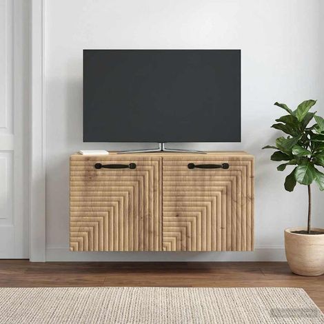 Wandmontierter TV-Schrank 59,5 x 31 x 30 cm Artisan-Eiche (1/5)
