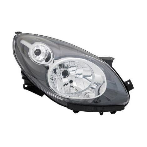 Phare avant droit H4 noir Renault Twingo 2 phase 1 2007-2011