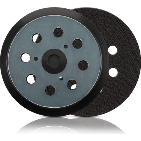 Disques de ponçage pour ponceuse électrique, diamètre 5 pouces, 8 trous, fixation Velcro (1/4)