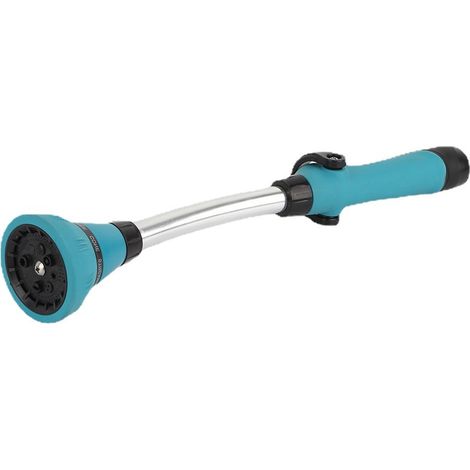 15-Zoll-Gartenbewässerungsstab, Gartenschlauchbrause, 8 einstellbare Bewässerungsmuster, Regenstab mit Daumensteuerung, Absperrventil, ergonomischer Griff, perfekt zum Autowaschen (1/3)